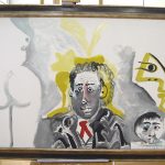 Maleri Personnage af Picasso indhent tilbud på konservering af dine malerier