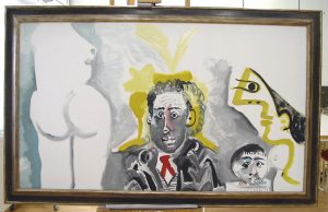 Maleri Personnage af Picasso indhent tilbud på konservering af dine malerier
