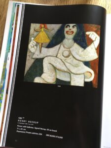 rensning af maleri-Pierrot med Ballerina-Bruun Rasmussen kunstauktioner